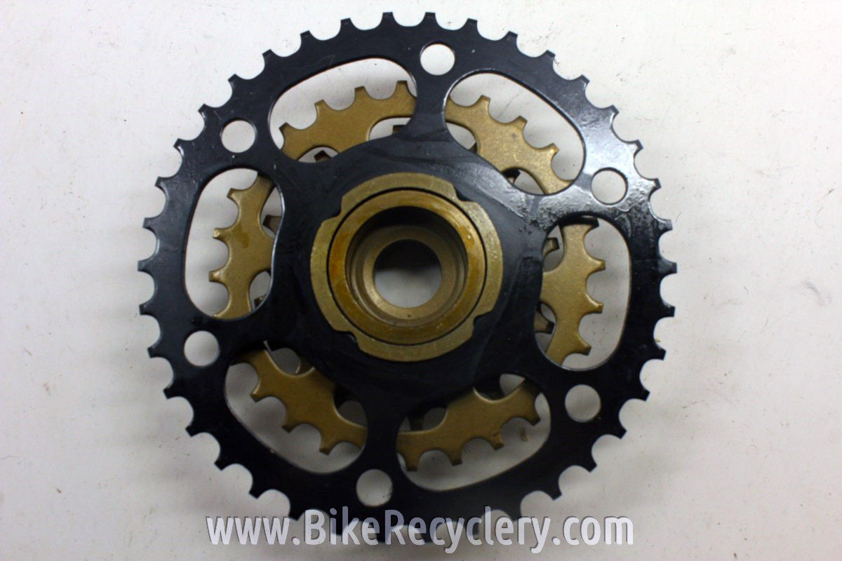 NIB Suntour Mega-Range Freewheel: 5 Speed 14-38t, PT-3800
