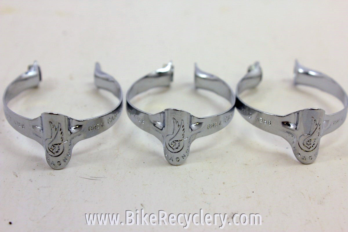 NOS/NIB Vintage Campagnolo Top Tube Cable Clips: Set of 3