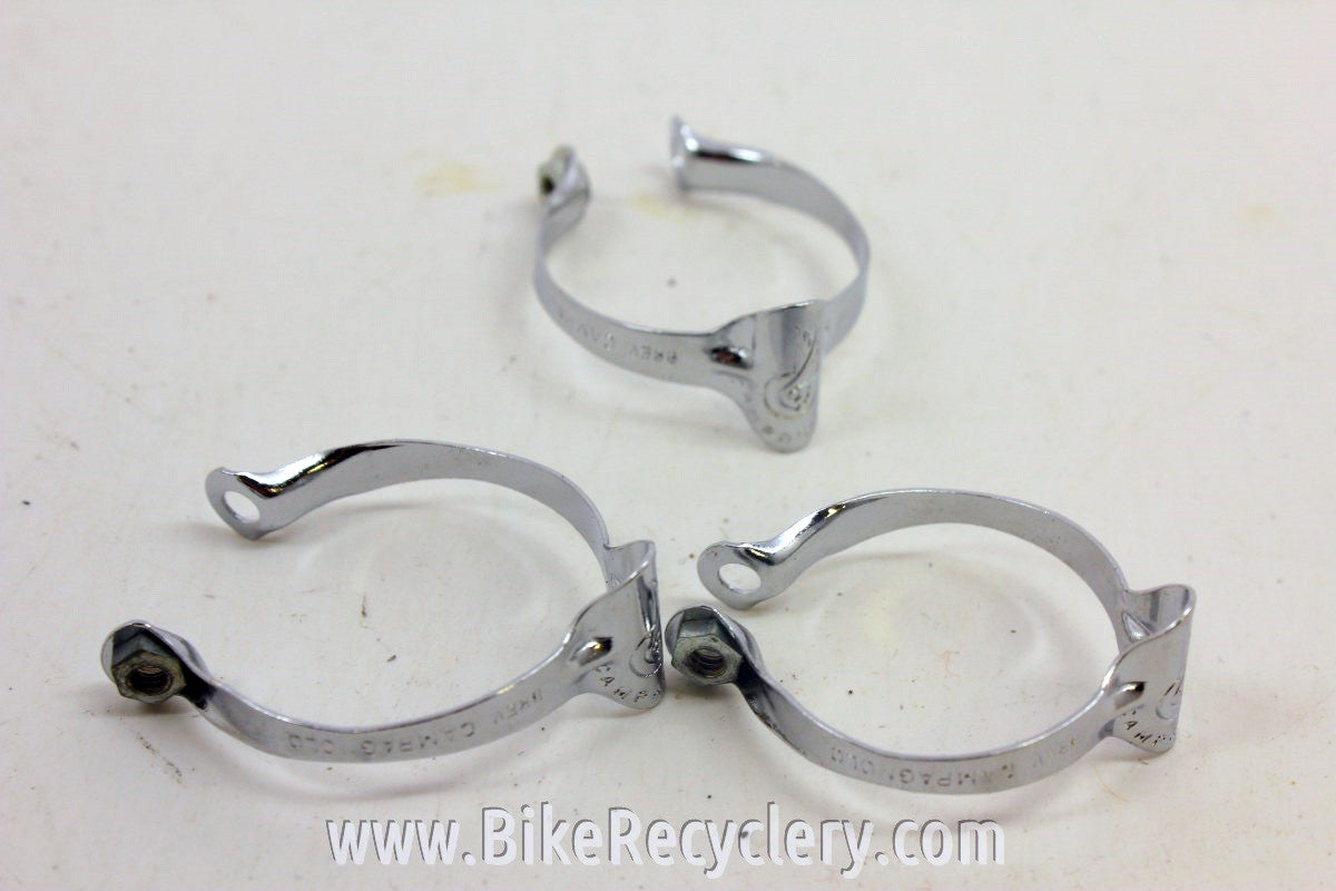 NOS/NIB Vintage Campagnolo Top Tube Cable Clips: Set of 3
