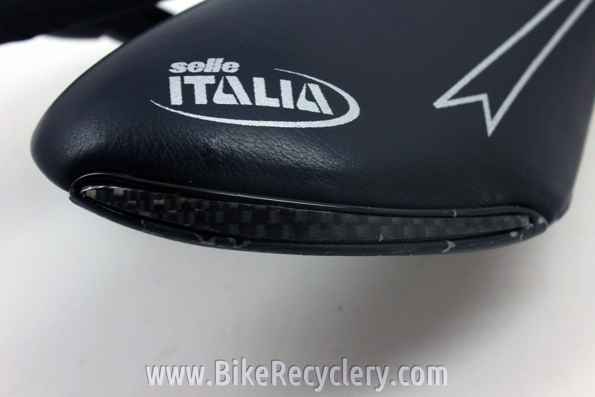 NEW Selle Italia SLC Carbonino Saddle: Carbon/Ti rails, Large Cutout, 186g Ned Overend