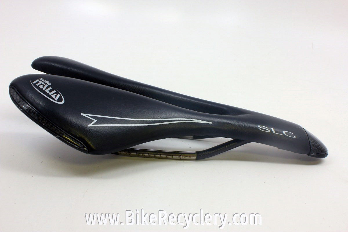 NEW Selle Italia SLC Carbonino Saddle: Carbon/Ti rails, Large Cutout, 186g Ned Overend