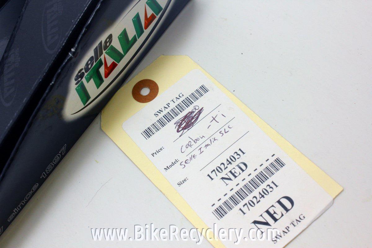 NEW Selle Italia SLC Carbonino Saddle: Carbon/Ti rails, Large Cutout, 186g Ned Overend