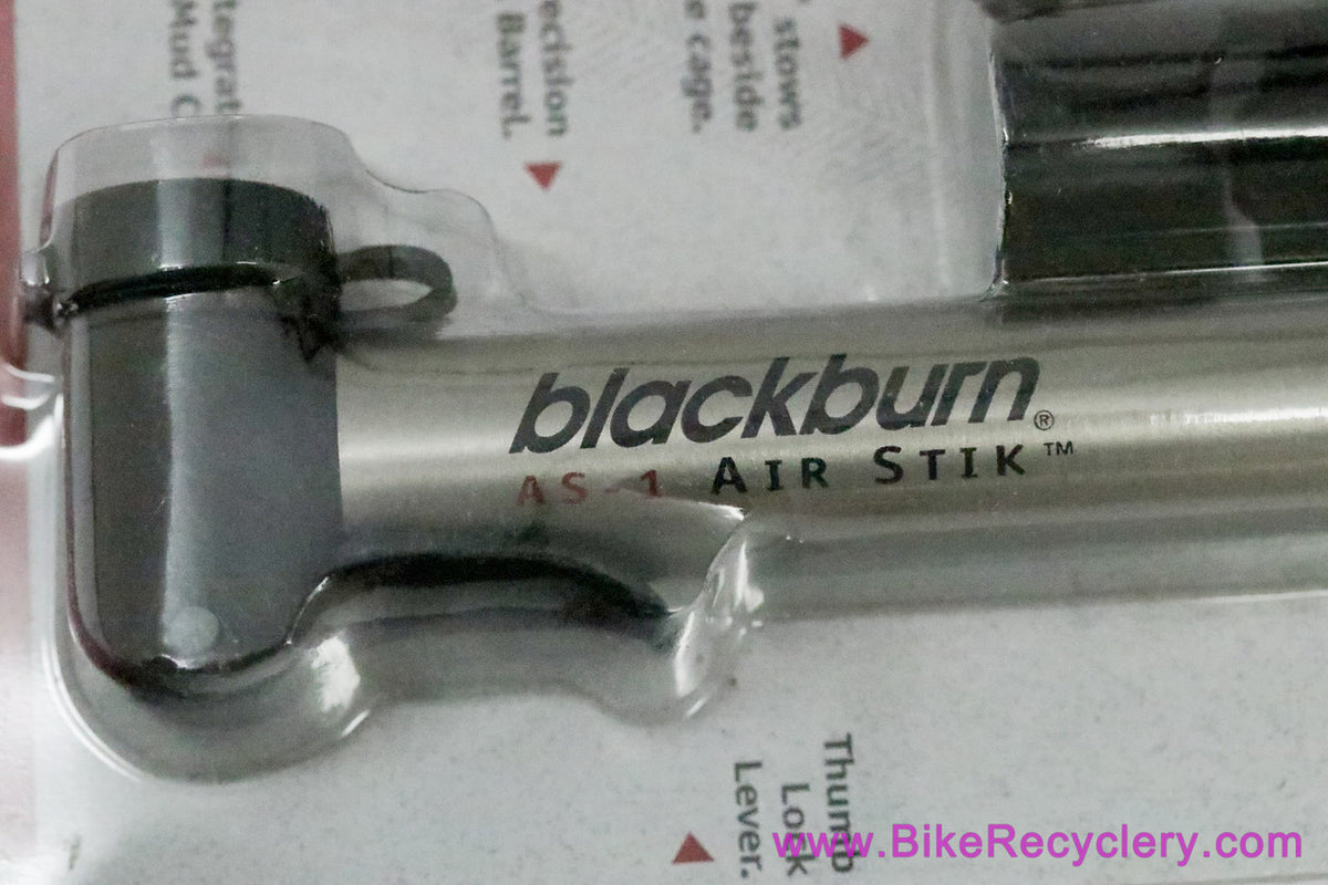 Blackburn AS-1 AirStik Mini Pump: Dual Action (NEW)