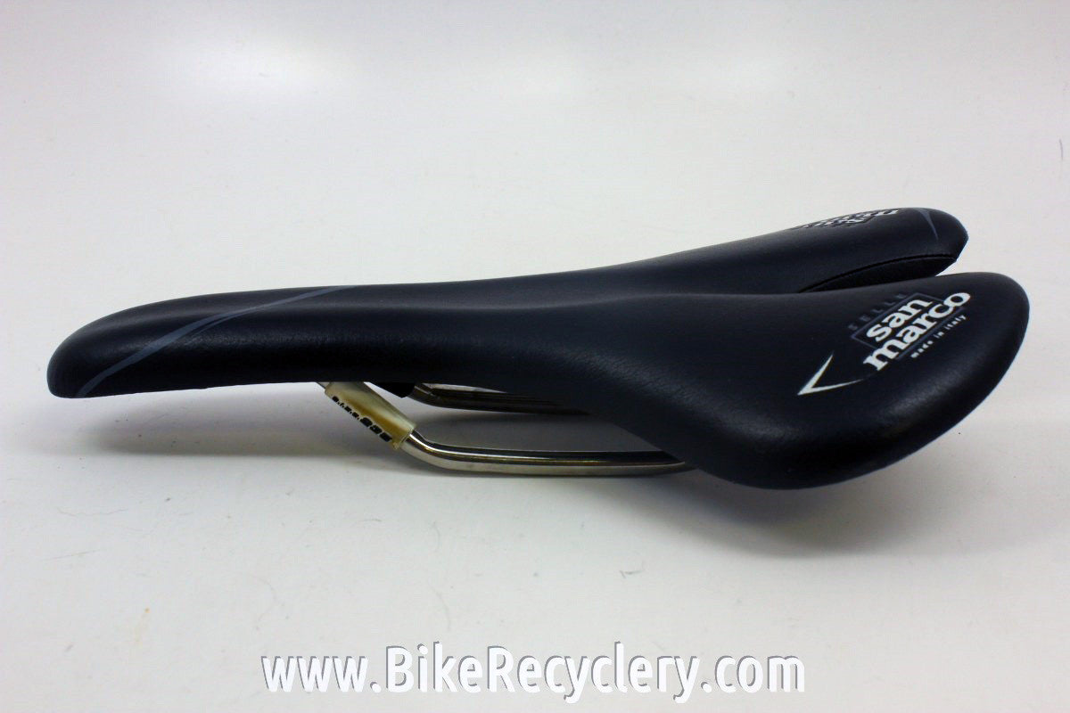 San Marco Aspide Racing Glamour Women's Saddle: 156mm, Titanox Near Mint
