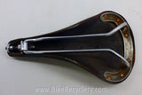 1959 Brooks B17 CAMPAGNOLO MODEL Leather Saddle Narrow Rails Black RARE