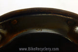1959 Brooks B17 CAMPAGNOLO MODEL Leather Saddle Narrow Rails Black RARE