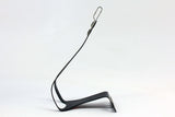 NOS Ale Art.97 Alloy Toe Clips: LARGE - Black Anodized