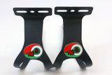 NOS Ale Art.97 Alloy Toe Clips: LARGE - Black Anodized