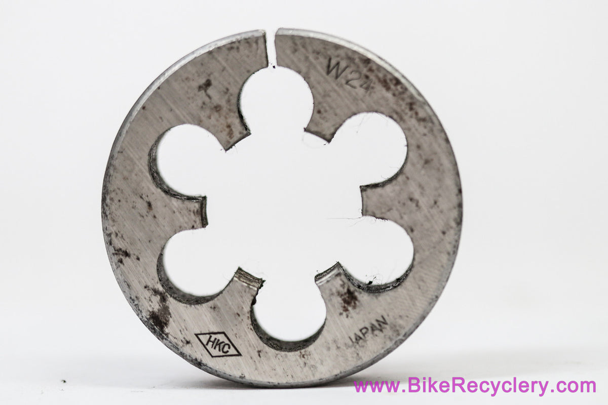 HKC Hozan Fork Die: 1" x 24 tpi ISO / JIS / English - Steerer Threading & Chasing (EXC)