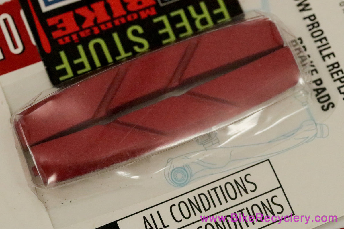 Ritchey SuperLogic V-Brake Pads / Inserts:  Red Extreme Conditions (Set/4, NEW)