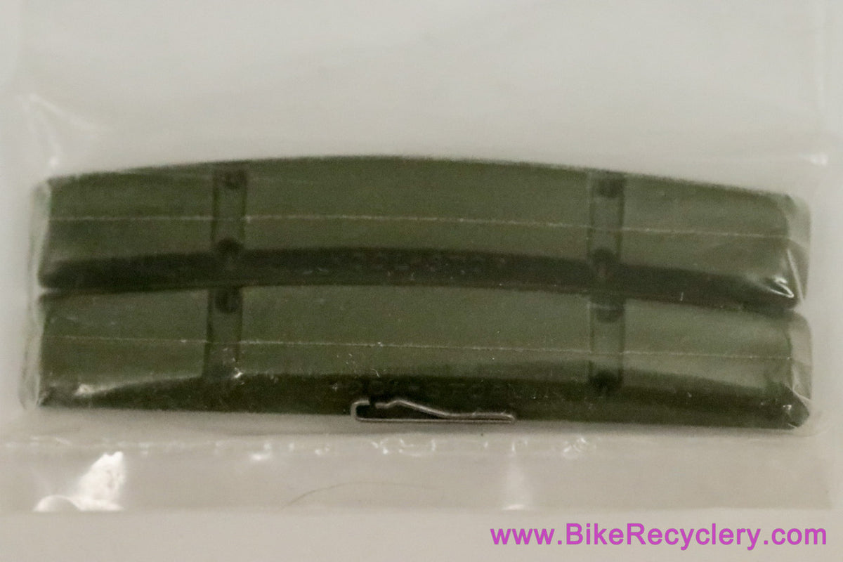 Kool Stop V-Brake Pad Inserts: Green For Ceramic Rims (One Pair)
