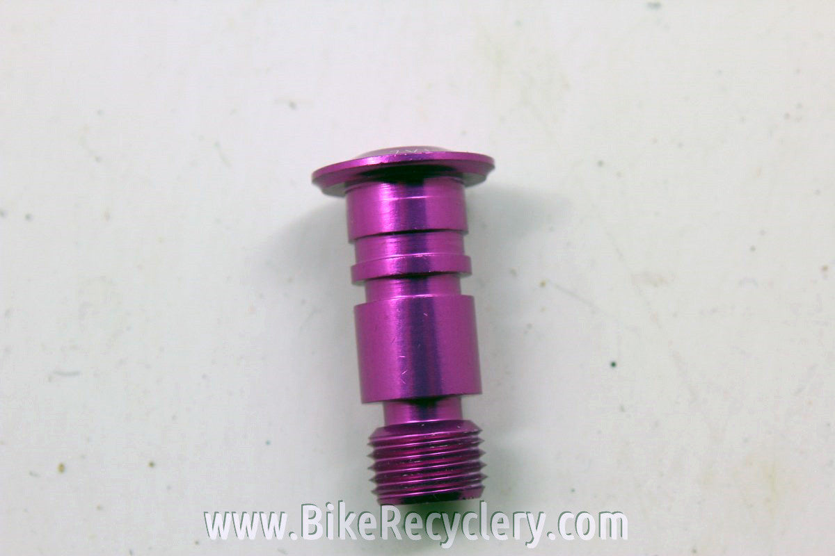 NOS/NIB Vintage 1990's Speed Metal Derailleur Pivot/Mount Bolt: 3DV Purple