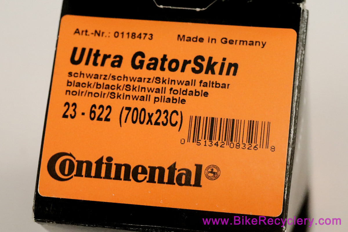 NOS Continental Ultra Gatorskin Tire: 700x23c - Skinwall