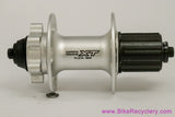 NIB/NOS Shimano XT FH-M756 Rear Hub: 32H - 6 Bolt Disc - 8/9/10s - Silver - QR Skewer
