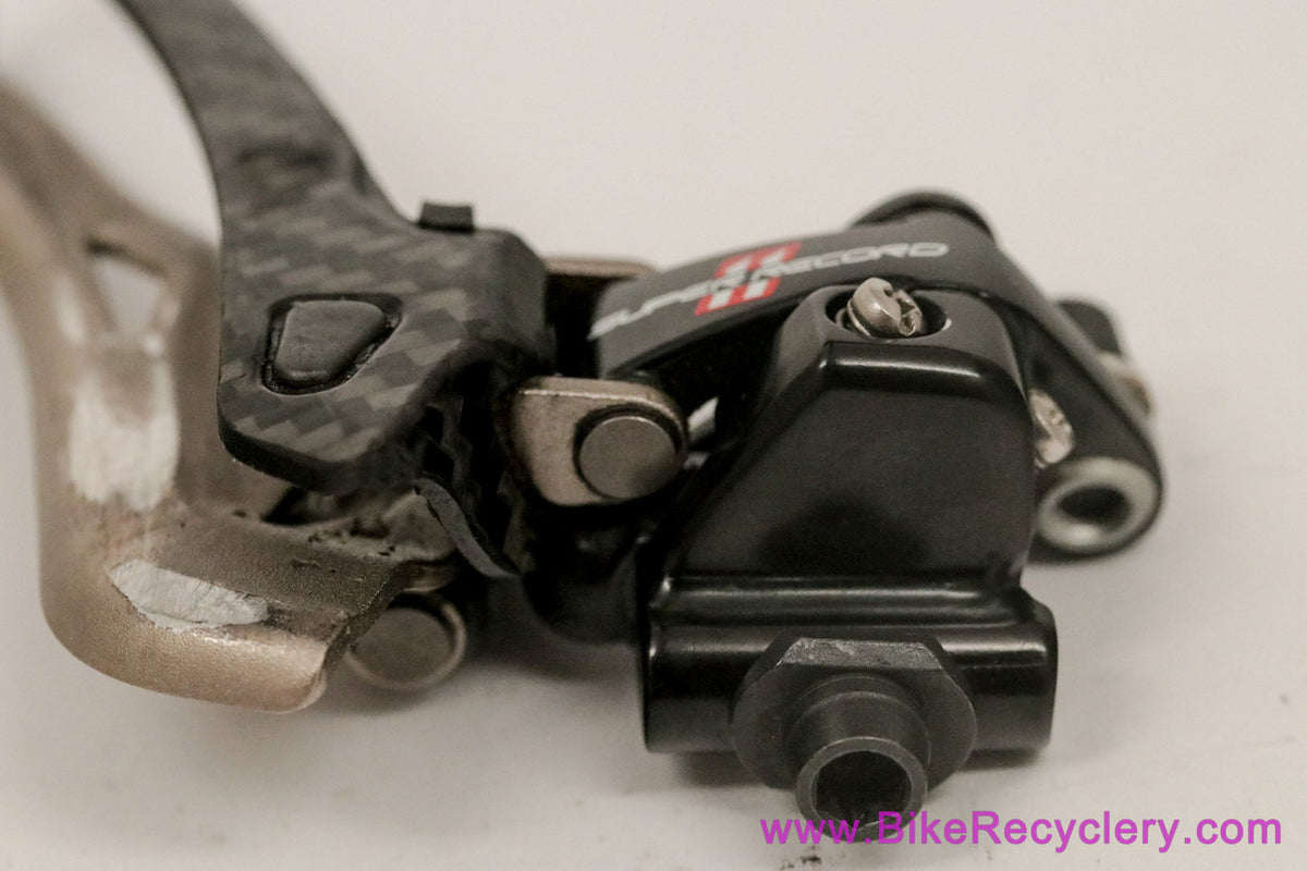 Campagnolo Super Record 11s Front Derailleur: Braze On - Mechanical - FD11-SR28 - Carbon (LOW MILES Near Mint+)