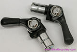 Suntour Accushift SL-BC00 Barcon Bar End Shifters: Retrofriction or 6 Speed Indexed - Black  (EXC)