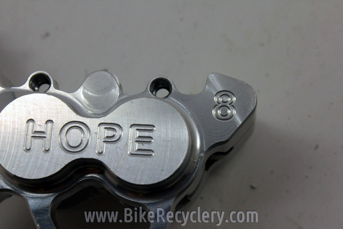 Vintage Hope M4 No 8 Disc Brake Caliper: 4 Piston, Near Mint