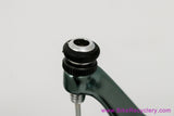 NIB/NOS Shimano 105 BR-1050 Brakeset & BL-1051 Levers: 47/57mm Standard Reach - Blue/Green Ano - Cables/housing - 1980's 1990s