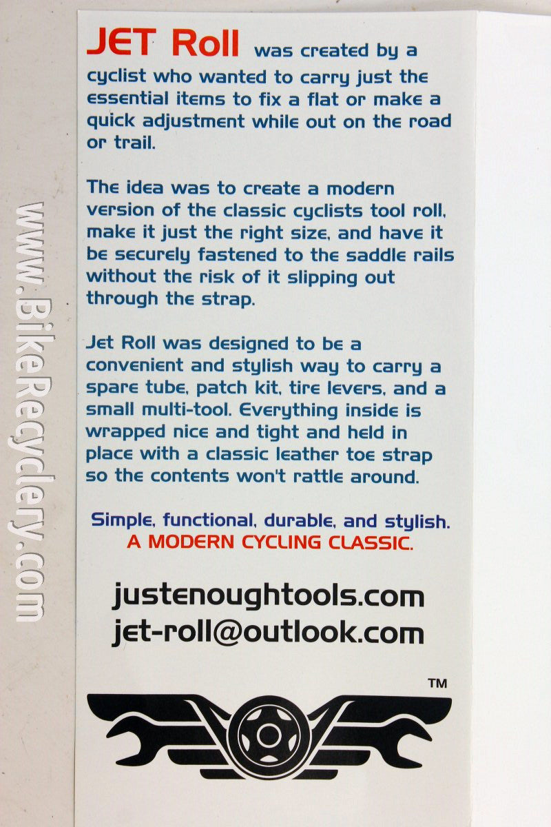 Jet Roll Supersonic Tool Roll: Strap, Button Closure, Strap Loop