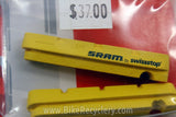 Sram Swissstop Carbon Brake Pad Inserts: Yellow (pair)