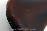 Lepper Voyager Leather Saddle: Reynolds 531 Rails, 294g, Dark Reddish Brown, ie Brooks Swallow