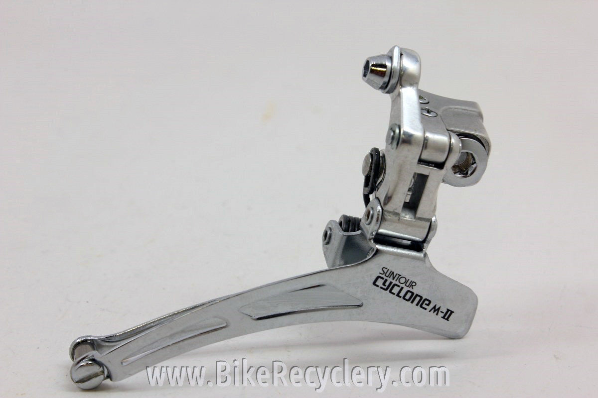 NIB/NOS Suntour Cyclone Mark 2 MK-II Front Derailleur: Endless Type, NO BAND