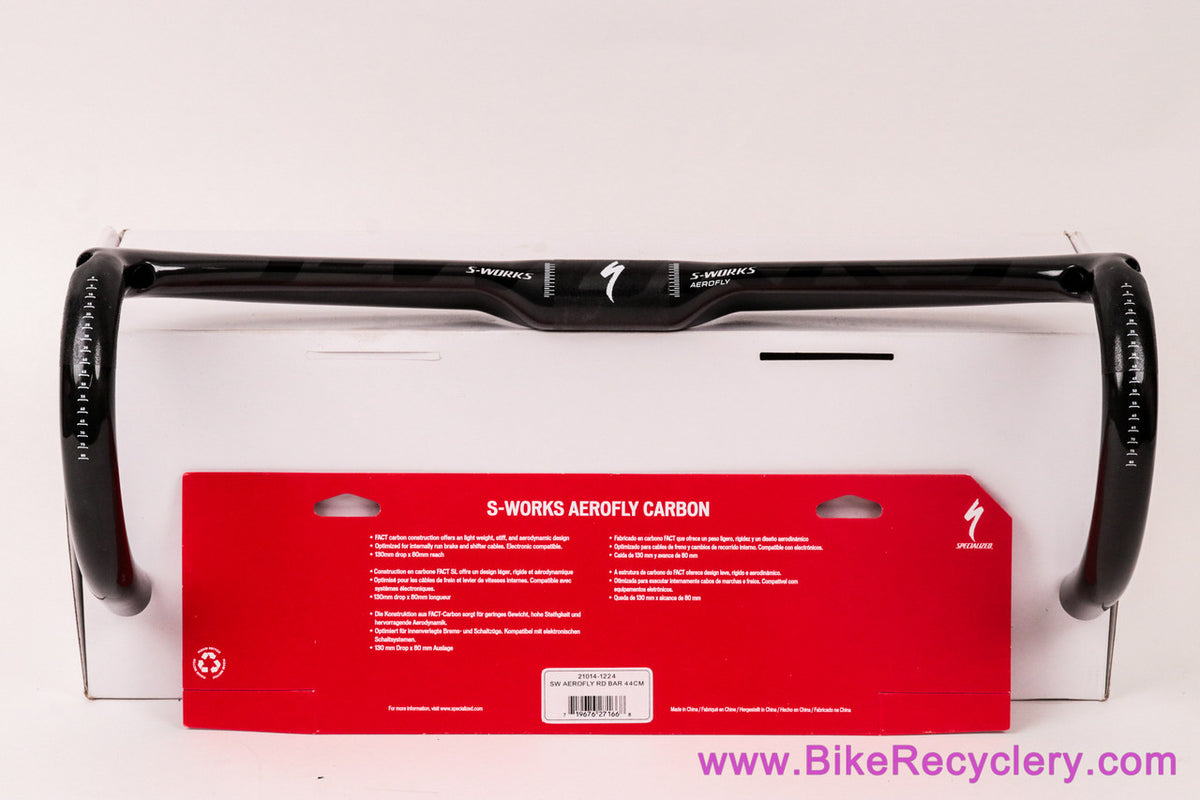 Specialized S-Works Aerofly I Carbon Handlebar: 44cm - Gloss Black (NEW)