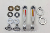 Campagnolo Pantographed Nuovo/Super Record Downtube Shifters