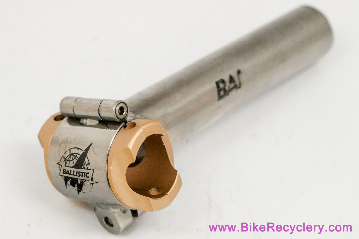 Ballistic Titanium Seatpost: 28.6mm x 150mm - For Display or Parts Only
