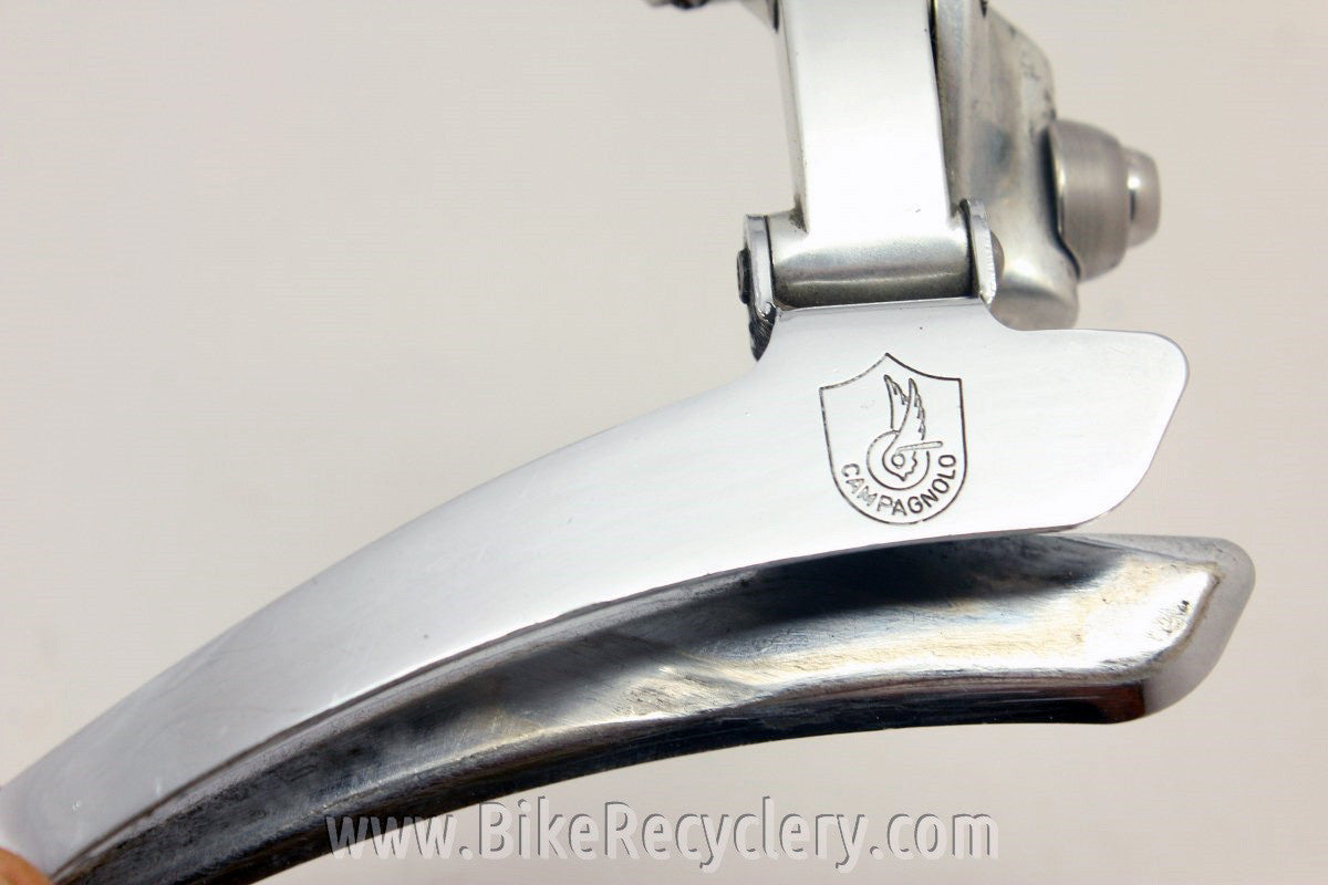 Campagnolo 1st Gen C-Record Front Derailleur: Braze On EXC+