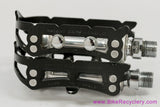 Campagnolo Record SL Superleggeri Strada Pedals: 1037/a -Black Cages (EXC)