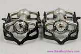 Campagnolo Record SL Superleggeri Strada Pedals: 1037/a -Black Cages (EXC)