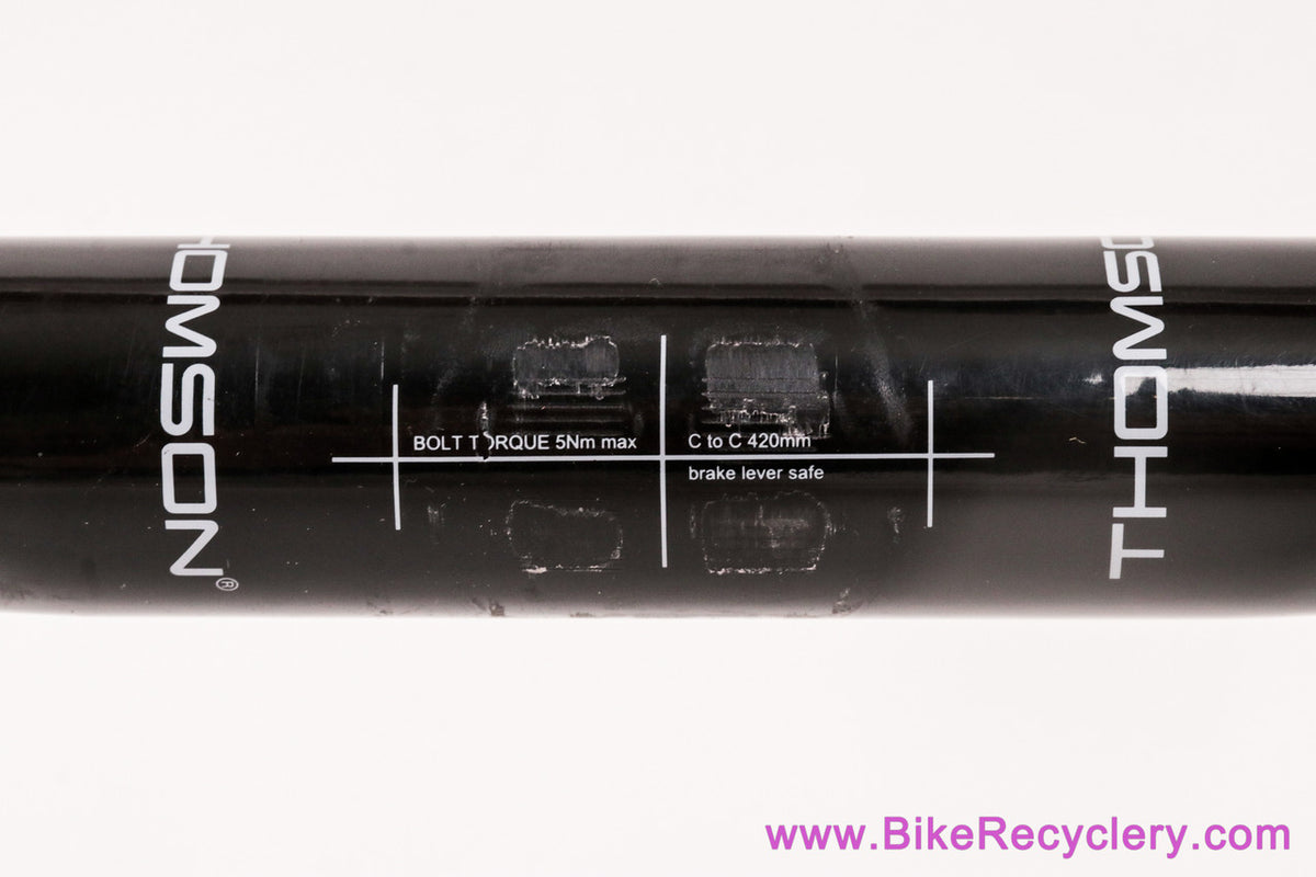 Thomson KFC One Katie Compton Cyclocross Handlebar: 42cm - Carbon - Black (Near Mint+ Low Miles)