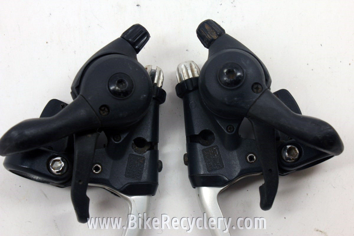Shimano XT 8 Speed Rapidfire Combo Shifters: ST-M737 EXC