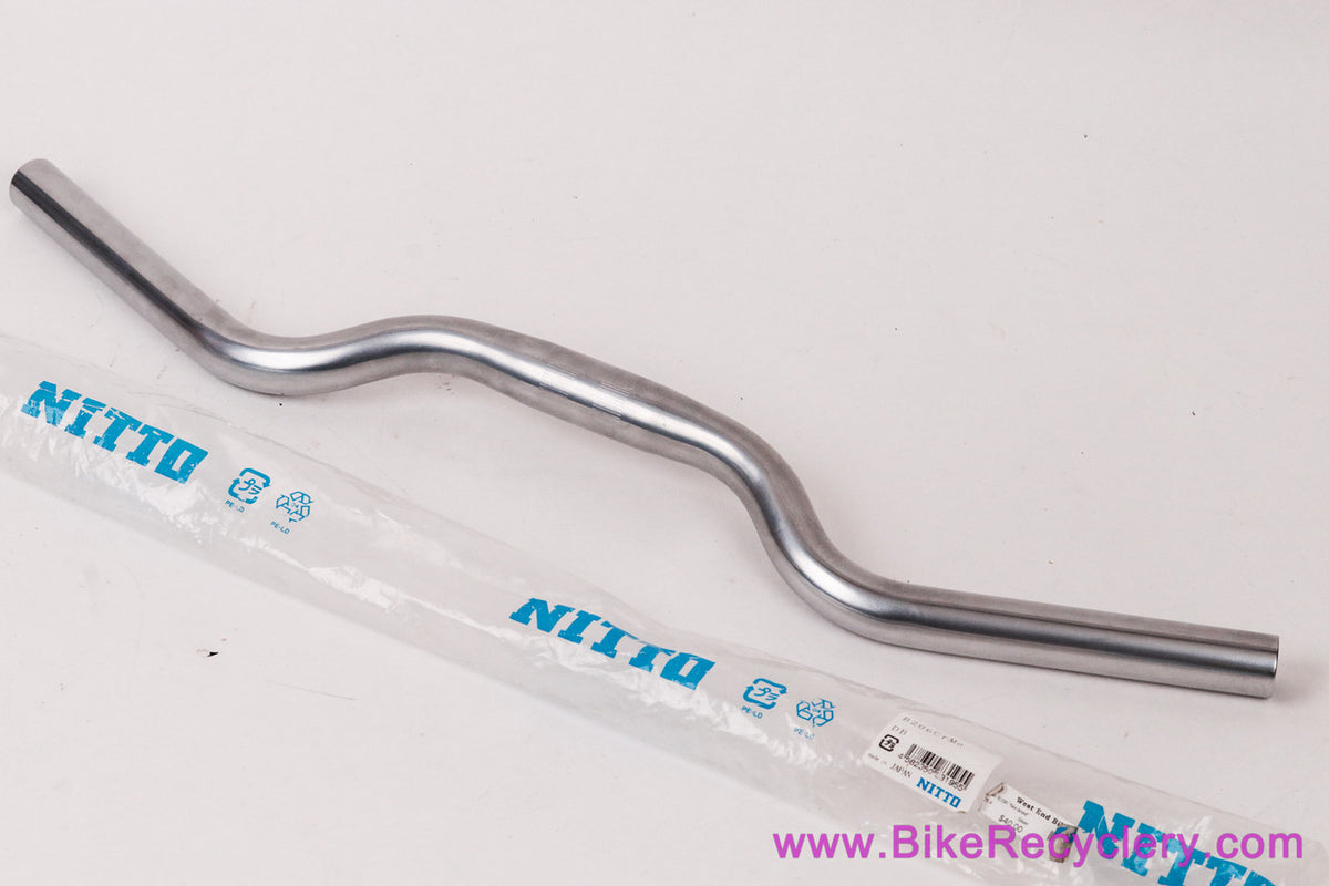 Nitto B206 Nordeast Swept Back Alt Bars: 25.4mm x 525mm - Gravel / Commuter (New)