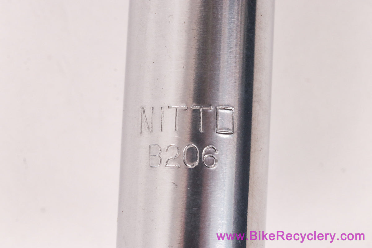 Nitto B206 Nordeast Swept Back Alt Bars: 25.4mm x 525mm - Gravel / Commuter (New)