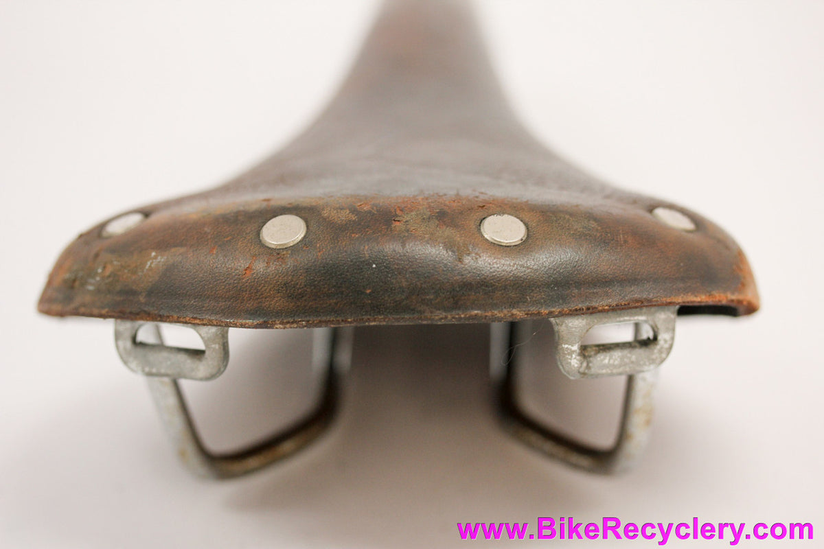 Fujita Belt F17 Competition Leather Saddle:  1970's - Made in Japan (Supple)