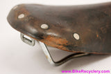 Fujita Belt F17 Competition Leather Saddle:  1970's - Made in Japan (Supple)