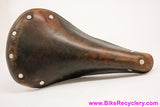 Fujita Belt F17 Competition Leather Saddle:  1970's - Made in Japan (Supple)
