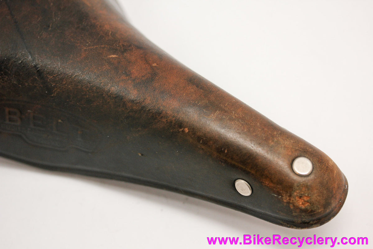 Fujita Belt F17 Competition Leather Saddle:  1970's - Made in Japan (Supple)