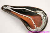 Fujita Belt F17 Competition Leather Saddle:  1970's - Made in Japan (Supple)