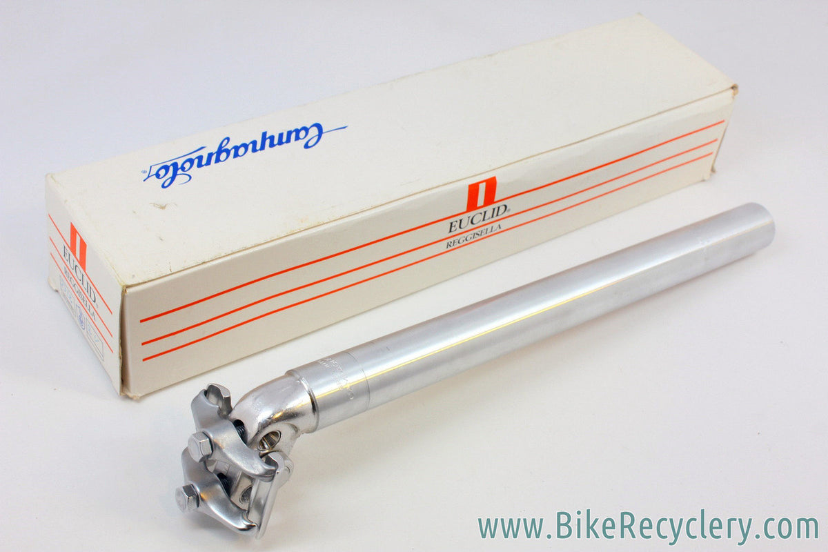 NIB/NOS Campagnolo Euclid Two Bolt Seatpost: Silver - 27.2mm x 325mm Long