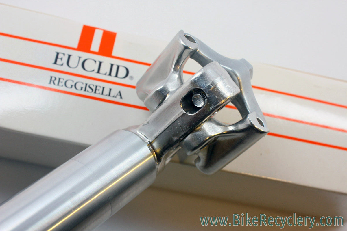 NIB/NOS Campagnolo Euclid Two Bolt Seatpost: Silver - 27.2mm x 325mm Long