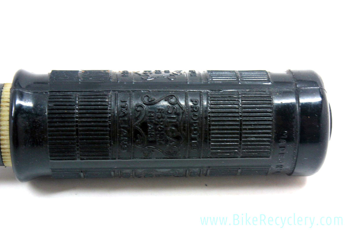 NOS Silca Impero Frame Pump: 1st Gen Flat Top - 1960's - Black - 48cm Body for 53.5cm to 56cm Frame