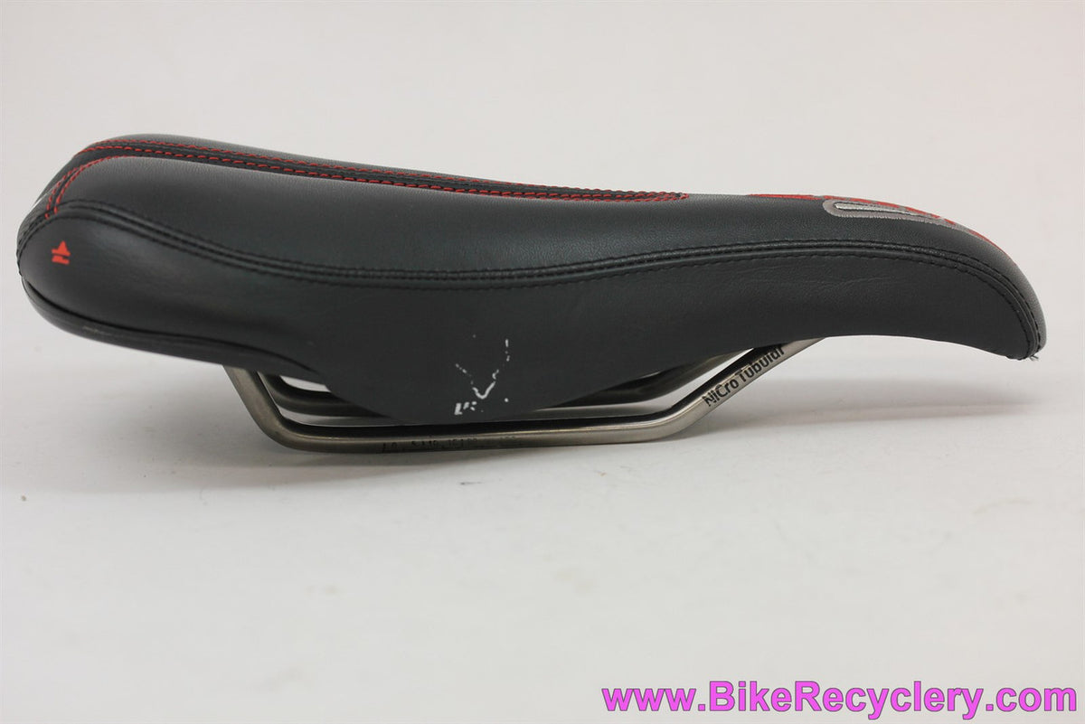 WTB Laser V Saddle: NiCro Tubular - Black / Red (New Take-Off)