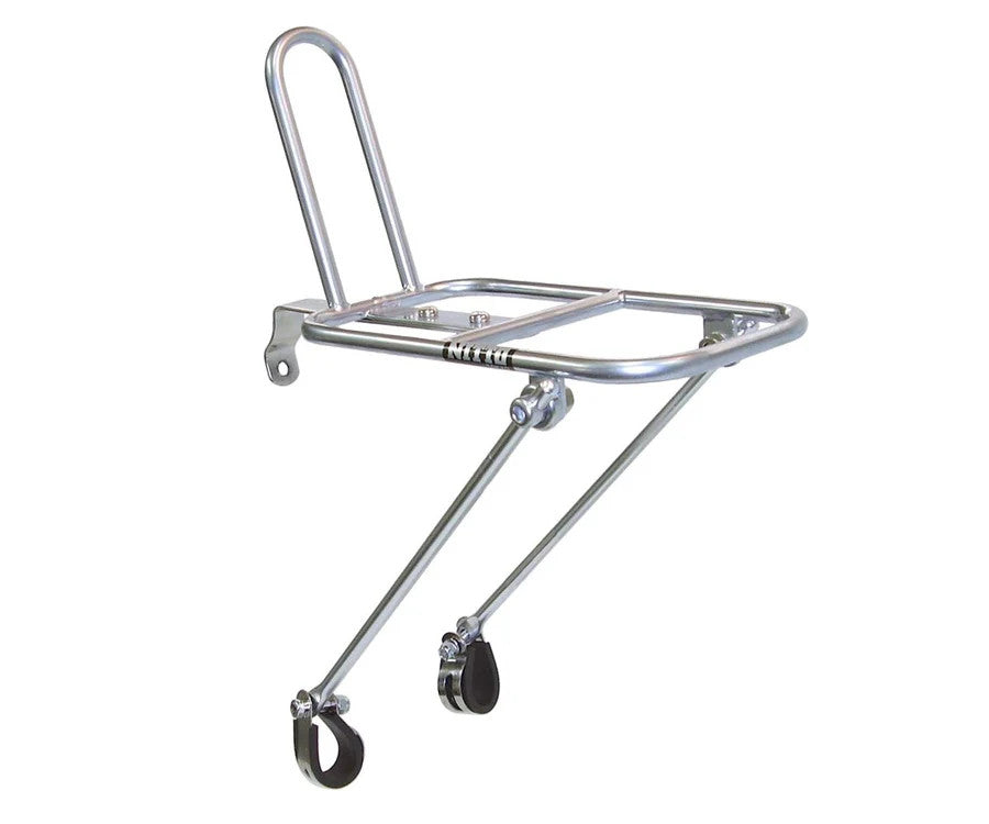 Nitto M-18 Mini Front Rack: Fillet Brazed - Silver (NEW)