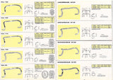 NOS 1970's Nitto Mod 155 Road/Track Drop Handlebars: 44cm, Engraved Nitto Crest Logo (B-155)