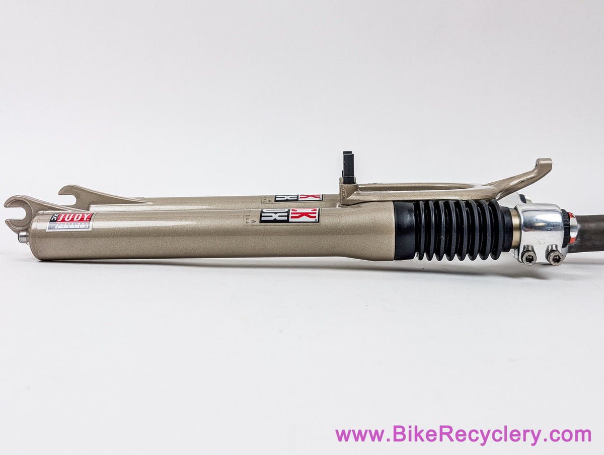NIB/NOS 1995 Rockshox Judy XC Fork: 1 1/8" - 63mm - 26" - Champagne (PRISTINE & RARE)
