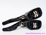 Shimano 105 ST-5700 10-Speed STI Shifters: 2x10s - Black
