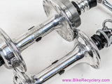 NIB/NOS Campagnolo Nuovo Record Strada Low Flange Hubset: 32H x 126mm - Curved Blade QR - Front/Rear - BSA - #1034